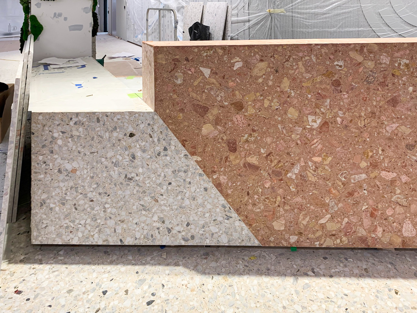 Terrazzo front desk