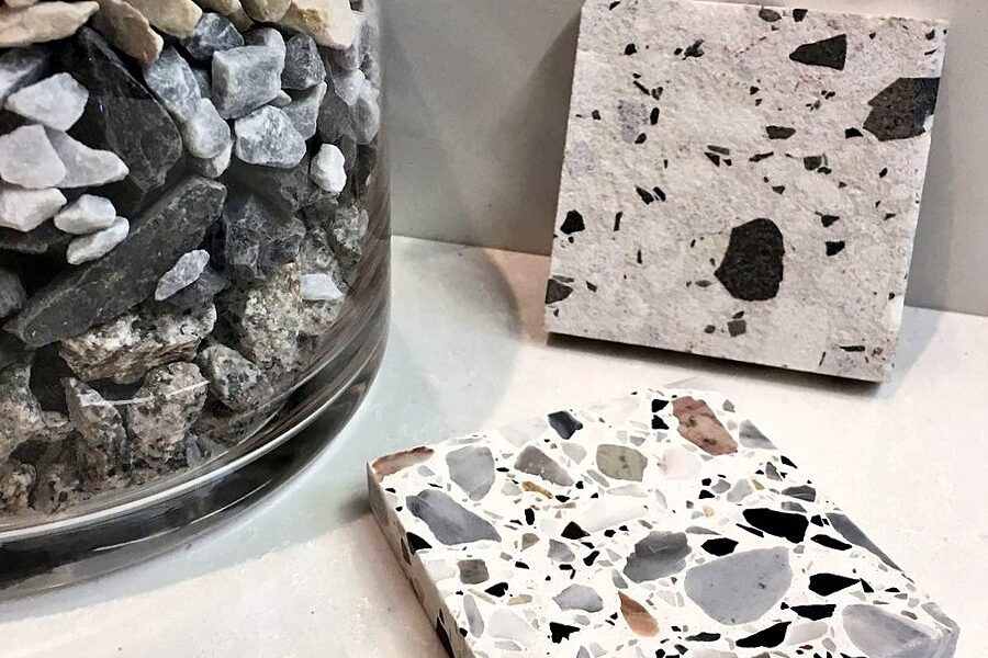 Terrazzo aggregates achieve sustainable design marble